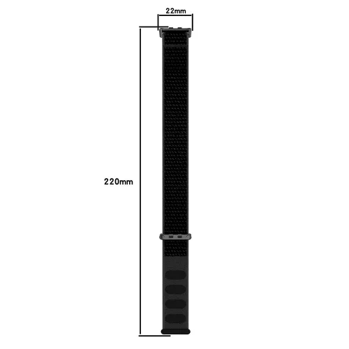Techsuit - Watchband (W054) - Honor Band 11 / Band 11 Pro - Onyx Black