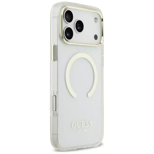Guess - Metal Outline MagSafe (GUHMP18XHTRMD) - iPhone 18 Pro Max / iPhone 17 Pro Max  - Gold
