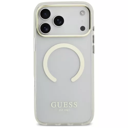 Guess - Metal Outline MagSafe (GUHMP18XHTRMD) - iPhone 18 Pro Max / iPhone 17 Pro Max  - Gold