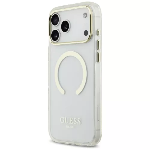 Guess - Metal Outline MagSafe (GUHMP18XHTRMD) - iPhone 18 Pro Max / iPhone 17 Pro Max  - Gold
