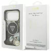 Guess - IML Glitter Flowers Triangle MagSafe (GUHMP18LHFLPEDK) - iPhone 18 Pro / iPhone 17 Pro - Black