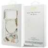 Guess - IML Glitter Flowers Triangle MagSafe (GUHMP18LHFLPEDH) - iPhone 18 Pro / iPhone 17 Pro - White