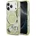 Guess - IML Glitter Flowers Triangle MagSafe (GUHMP18LHFLPEDN) - iPhone 18 Pro / iPhone 17 Pro - Green