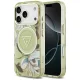 Guess - IML Glitter Flowers Triangle MagSafe (GUHMP18LHFLPEDN) - iPhone 18 Pro / iPhone 17 Pro - Green