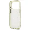 Guess - IML Glitter Flowers Triangle MagSafe (GUHMP18LHFLPEDN) - iPhone 18 Pro / iPhone 17 Pro - Green