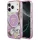 Guess - IML Glitter Flowers Triangle MagSafe (GUHMP18LHFLPEDU) - iPhone 18 Pro / iPhone 17 Pro - Purple
