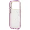 Guess - IML Glitter Flowers Triangle MagSafe (GUHMP18LHFLPEDU) - iPhone 18 Pro / iPhone 17 Pro - Purple