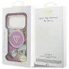 Guess - IML Glitter Flowers Triangle MagSafe (GUHMP18LHFLPEDU) - iPhone 18 Pro / iPhone 17 Pro - Purple