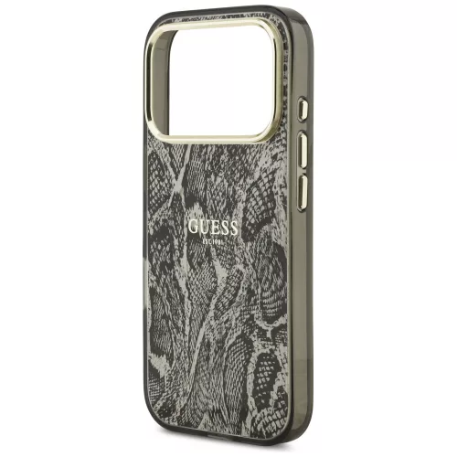Guess - Python Pattern MagSafe (GUHMP18LHIMPYGK) - iPhone 18 Pro / iPhone 17 Pro - Black