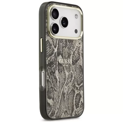 Guess - Python Pattern MagSafe (GUHMP18LHIMPYGW) - iPhone 18 Pro / iPhone 17 Pro - Brown