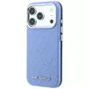 Karl Lagerfeld - HC MagSafe Grained Leather Metal Logo (KLHMP18LPSKLFOFB) - iPhone 18 Pro Max / iPhone 17 Pro Max - Blue