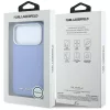 Karl Lagerfeld - HC MagSafe Grained Leather Metal Logo (KLHMP18LPSKLFOFB) - iPhone 18 Pro Max / iPhone 17 Pro Max - Blue
