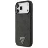 Guess - Leather 4G Triangle Strass MagSafe (GUHMP18XP4TDPLK) - iPhone 18 Pro Max / iPhone 17 Pro Max - Black