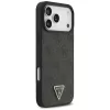 Guess - Leather 4G Triangle Strass MagSafe (GUHMP18XP4TDPLK) - iPhone 18 Pro Max / iPhone 17 Pro Max - Black