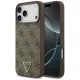 Guess - Leather 4G Triangle Strass MagSafe (GUHMP18XP4TDPW) - iPhone 18 Pro Max / iPhone 17 Pro Max - Brown