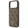 Guess - Leather 4G Triangle Strass MagSafe (GUHMP18XP4TDPW) - iPhone 18 Pro Max / iPhone 17 Pro Max - Brown