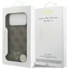Guess - Leather 4G Triangle Strass MagSafe (GUHMP18XP4TDPW) - iPhone 18 Pro Max / iPhone 17 Pro Max - Brown