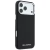 Karl Lagerfeld - HC MagSafe Grained Leather Elongated Logo (KLHMP18XPSWGKLK) - iPhone 18 Pro Max / iPhone 17 Pro Max - Black