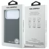 Karl Lagerfeld - HC MagSafe Grained Leather Elongated Logo (KLHMP18XPSWGKLK) - iPhone 18 Pro Max / iPhone 17 Pro Max - Black