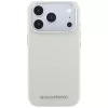 Karl Lagerfeld - HC MagSafe Grained Leather Elongated Logo (KLHMP18XPSWGKLE) - iPhone 18 Pro Max / iPhone 17 Pro Max - Beige