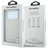 Karl Lagerfeld - HC MagSafe Grained Leather Elongated Logo (KLHMP18XPSWGKLE) - iPhone 18 Pro Max / iPhone 17 Pro Max - Beige