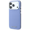 Karl Lagerfeld - Hardcase MagSafe Grained Leather Elongated Logo (KLHMP18LPSWGKLB) - iPhone 18 Pro / iPhone 17 Pro - Blue