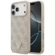 Guess - Leather 4G Triangle Strass MagSafe (GUHMP18XP4TDPP) - iPhone 18 Pro Max / iPhone 17 Pro Max - Pink