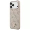 Guess - Leather 4G Triangle Strass MagSafe (GUHMP18XP4TDPP) - iPhone 18 Pro Max / iPhone 17 Pro Max - Pink