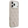 Guess - Leather 4G Triangle Strass MagSafe (GUHMP18XP4TDPP) - iPhone 18 Pro Max / iPhone 17 Pro Max - Pink