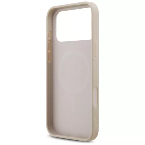 Guess - Leather 4G Triangle Strass MagSafe (GUHMP18XP4TDPP) - iPhone 18 Pro Max / iPhone 17 Pro Max - Pink