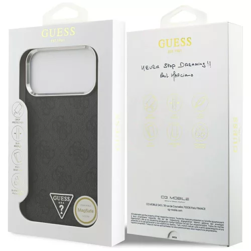 Guess - Hardcase 4G Triangle Logo MagSafe (GUHMP18XP4TSRCMK) - iPhone 18 Pro Max / iPhone 17 Pro Max - Black