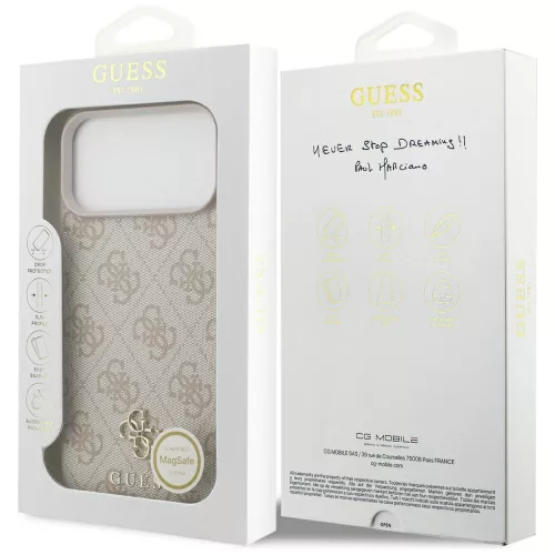 Guess - Hardcase 4G Small & Classic MagSafe (GUHMP18XP4SM4MP) - iPhone 18 Pro Max / iPhone 17 Pro Max - Pink