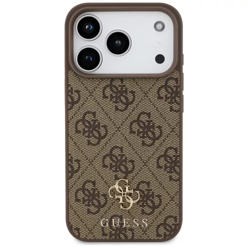 Guess - Hardcase 4G Small & Classic MagSafe (GUHMP18LP4SM4MW) - iPhone 18 Pro / iPhone 17 Pro - Brown