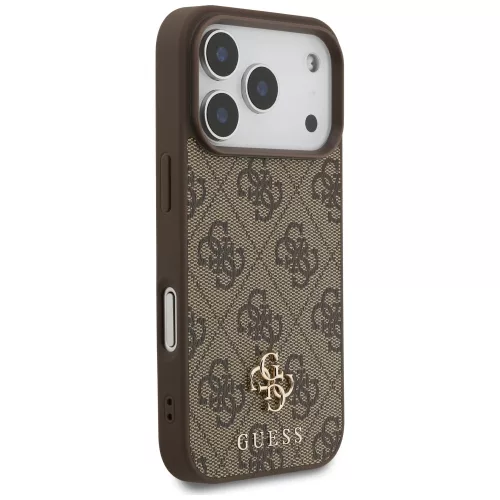 Guess - Hardcase 4G Small & Classic MagSafe (GUHMP18LP4SM4MW) - iPhone 18 Pro / iPhone 17 Pro - Brown