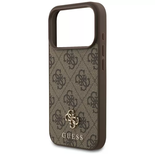Guess - Hardcase 4G Small & Classic MagSafe (GUHMP18LP4SM4MW) - iPhone 18 Pro / iPhone 17 Pro - Brown