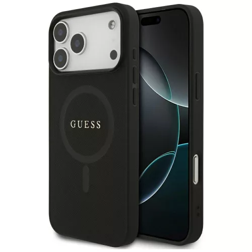 Guess - Saffiano MagSafe - iPhone 18 Pro Max / iPhone 17 Pro Max (GUHMP18XPSAHMCK) - Black