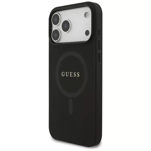 Guess - Saffiano MagSafe - iPhone 18 Pro Max / iPhone 17 Pro Max (GUHMP18XPSAHMCK) - Black