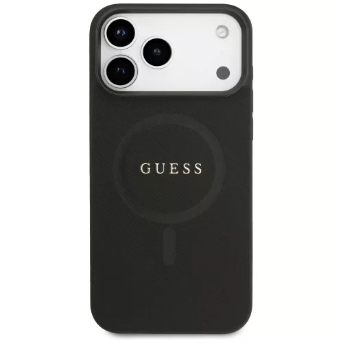 Guess - Saffiano MagSafe - iPhone 18 Pro Max / iPhone 17 Pro Max (GUHMP18XPSAHMCK) - Black