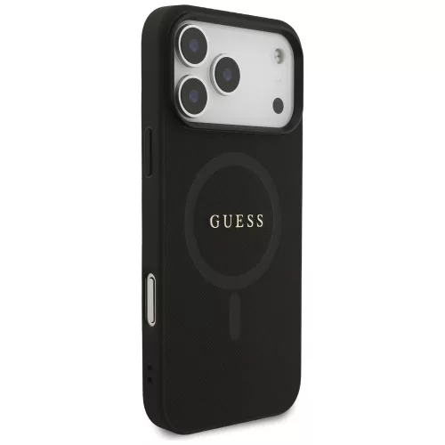 Guess - Saffiano MagSafe - iPhone 18 Pro Max / iPhone 17 Pro Max (GUHMP18XPSAHMCK) - Black