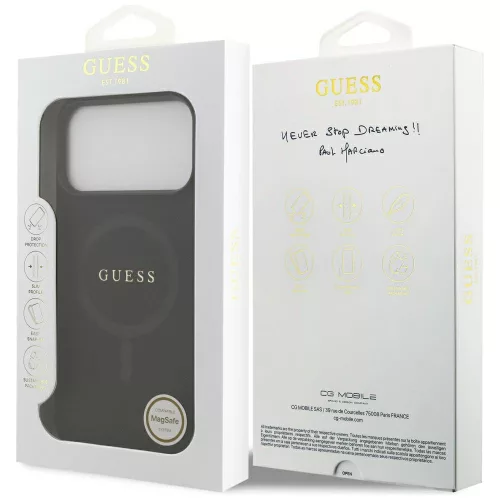 Guess - Saffiano MagSafe - iPhone 18 Pro Max / iPhone 17 Pro Max (GUHMP18XPSAHMCK) - Black