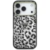 Guess - Leopard Glitter Triangle Logo MagSafe (GUHMP18XHLEGTGLK) - iPhone 18 Pro Max / iPhone 17 Pro Max - Black