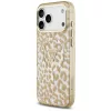 Guess - Leopard Glitter Triangle Logo MagSafe (GUHMP18XHLEGTGLW) - iPhone 18 Pro Max / iPhone 17 Pro Max - Brown