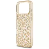 Guess - Leopard Glitter Triangle Logo MagSafe (GUHMP18XHLEGTGLW) - iPhone 18 Pro Max / iPhone 17 Pro Max - Brown