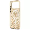 Guess - Leopard Glitter Triangle Logo MagSafe (GUHMP18XHLEGTGLW) - iPhone 18 Pro Max / iPhone 17 Pro Max - Brown