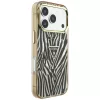 Guess - Zebra Glitter Triangle Logo MagSafe (GUHMP18X6HZPGTLD) - iPhone 18 Pro Max / iPhone 17 Pro Max - Gold