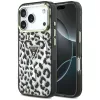Guess - Leopard Glitter Triangle Logo MagSafe (GUHMP18LHLEGTGLK) - iPhone 18 Pro / iPhone 17 Pro - Black