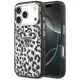 Guess - Leopard Glitter Triangle Logo MagSafe (GUHMP18LHLEGTGLK) - iPhone 18 Pro / iPhone 17 Pro - Black