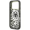 Guess - Leopard Glitter Triangle Logo MagSafe (GUHMP18LHLEGTGLK) - iPhone 18 Pro / iPhone 17 Pro - Black