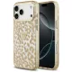 Guess - Leopard Glitter Triangle Logo MagSafe (GUHMP18LHLEGTGLW) - iPhone 18 Pro / iPhone 17 Pro - Brown