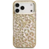 Guess - Leopard Glitter Triangle Logo MagSafe (GUHMP18LHLEGTGLW) - iPhone 18 Pro / iPhone 17 Pro - Brown